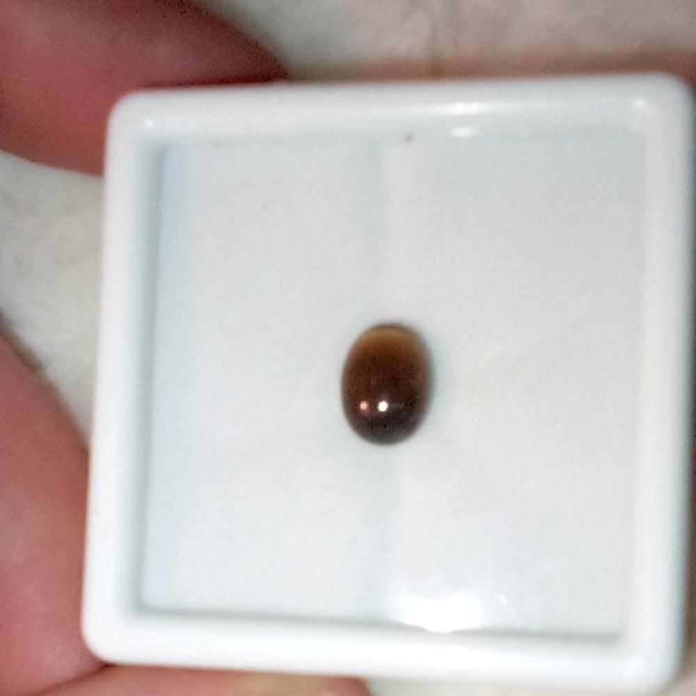 Brown Oval Gemstone